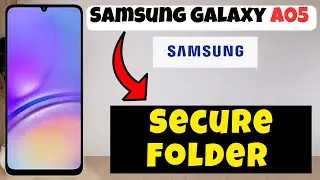 Secure Folder Samsung Galaxy A05 || How to secure folder || Folder security settings