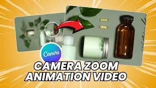 Canva Video Tutorial - Animate your Photos with this Camera Zoom Effect in Canva 🔥