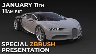 January 11th 11am PST - Special ZBrush Presentation