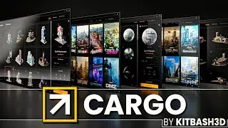 Introducing Cargo App by KitBash3D - A Free Quixel Bridge Like 3D Asset Library