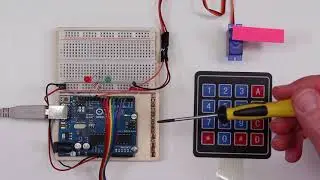 4x4 Keypad am Arduino - Servo mit Pincode steuern - Tutorial