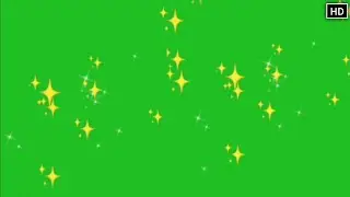 GREEN SCREEN Star Animation Effect HD | Chroma key Star Animation Effect ✨