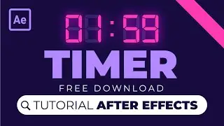 Digital Timer clock | After Effects