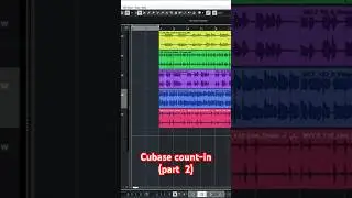 Cubase count-in (part 2) #shorts