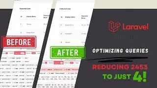 Laravel Optimize Query: Reduce 3453 Queries to Just 4! | Laravel Refactoring Tutorial