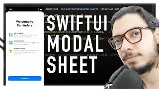 SWIFTUI: MODAL SHEET VIEW - TUTORIAL iOS