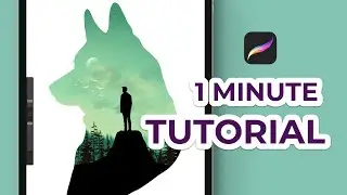 How To Make An Easy Procreate Illustration (1 Minute Tutorial For Beginners) (