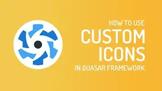 How to use custom icon library in Quasar framework - Quasar Framework Tutorial