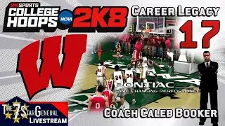 Caleb Booker Career Legacy | College Basketball 2K8 | Livestream 17