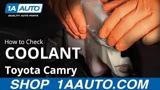 How to Check Coolant 11-17 Toyota Camry