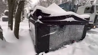 Установка памятника на могиле Василия Ланового / Новодевичье кладбище 4 декабря 2023