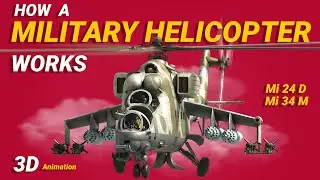 Russian Mi 24 Helicopter | How a Military Helicopter Works #russianhelicopters #ukrainewar #kherson