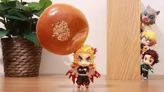 Demon Slayer [Kimetsu no Yaiba]- Throwing Bread at Kyojuro Rengoku | Stop Motion