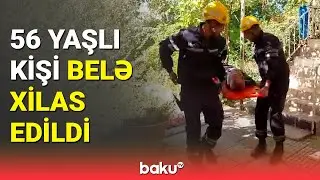 Naxçıvanda köməksiz qalan şəxs belə xilas edildi | FHN-dən əməliyyat