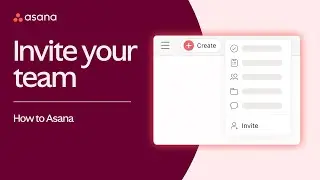 How to invite teammates to Asana