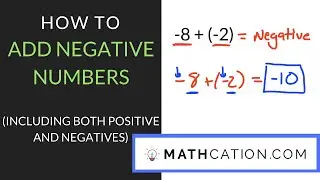 Adding Negative Numbers | 7th Grade | Mathcation.com