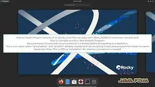 Amazon Corretto 21 installation on Rocky Linux 9 | How to install Java 21 on Linux with JAVA_HOME