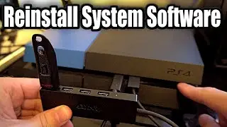 How to REINSTALL PS4 SYSTEM SOFTWARE (EASY METHOD)