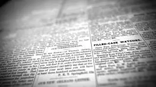 Old Newspaper 4K   Stock Footage Free Background