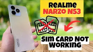 Sim Card Not Working And Contacts Not Showing issues Realme Narzo N53 || Solution of sim issues