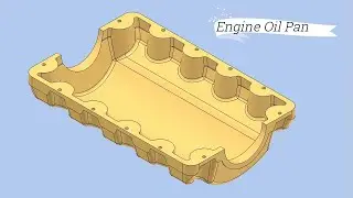 Engine Oil Pan || Autodesk Inventor Tutorial