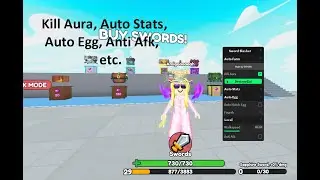 Sword Slasher script Kill Aura, Auto Stats, Anti Afk, etc.