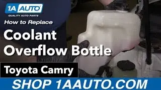 How to Replace Coolant Overflow Bottle 07-11 Toyota Camry