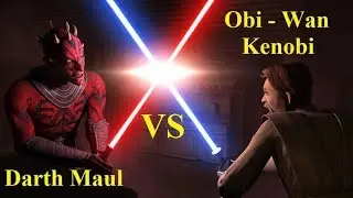 Оби Ван Кеноби против Дарта Мола и Саважа Опресса (Войны Клонов) / Darth Maul VS Obi-Wan Kenobi