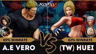 KOFXV⭐A.E VERO (Duo Lon/Isla/Yamazaki) vs (TW) HUEI (Blue Mary/O.Yashiro/Ash)⭐Ranked Match - 11/24