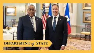 Secretary Blinken meets with Haitian Prime Minister Conille and Foreign Minister Dupuy