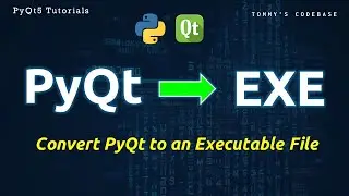 Convert PyQt scripts to EXE😎