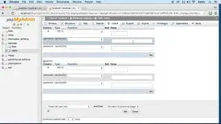 039 Creating Tables and Inserting Data in PHPmyadmin   PHP Full Course 2021