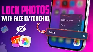 How To Lock Photos App With FaceID/Touch ID | Hide Photos with FaceID or Touch ID