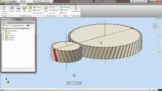 Helical Gear - Dynamic Simulation through Autodesk Inventor 2010