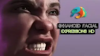 Enhanced Facial Expressions HD for Genesis 9 Daz (noob look and what it does)