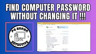 How to Find Computer Password Without Changing It