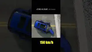 BMW X7 crashes at different speeds in BeamNG Drive