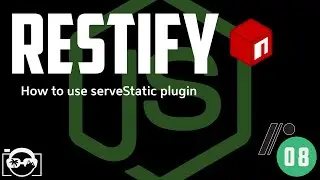 How to use serveStatic plugin with restify rest api in node.js javascript frameworks