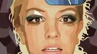 Britney Spears Digital Drawing (Star Illustration Ep2)