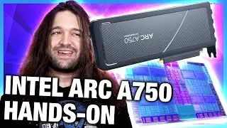 Intel Arc A750 GPU Hands-On, Driver Challenges, & Overclocking