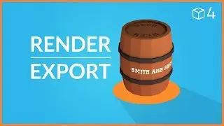 Blender Beginner Tutorial #4 - RENDERING & EXPORTING