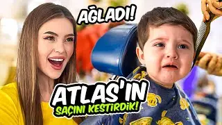 ATLASIN SAÇLARINI KESTİRDİK (AĞLADI !!)