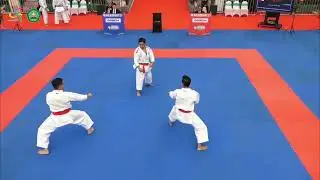 Indonesia vs Malaysia KATA Team - MEN || 21st ASEAN University Games 2024 || UNISMA Malang