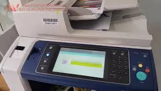 Scan to folder scan vào máy photocopy màu Xerox 7855 7845 lấy file scan từ máy tính qua mạng lan