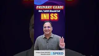 Prepare INI SS DM/ MCH as Your Primary Exam! by Dr.K.Vinayak Senthil., #iniss