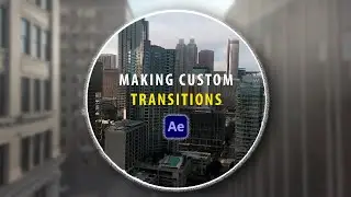 🔴🔵 Making Custom Transition in after effect tutorial 🔴🔵