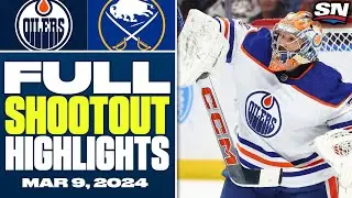 Edmonton Oilers at Buffalo Sabres | FULL Shootout Highlights - March 9, 2024