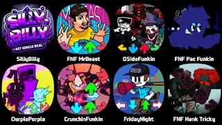 FNF Cartoon Cat V2, FNF Silver Edge, FNF Soft V2, FNF The Basement Show 2.5, FNF Paralyzed