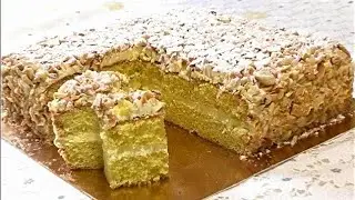 Самый простой и вкусный Торт ПОДАРОЧНЫЙ . Все  тонкости бисквита и крема /Gift Cake