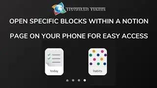 Easy access to blocks within a Notion page on your phone